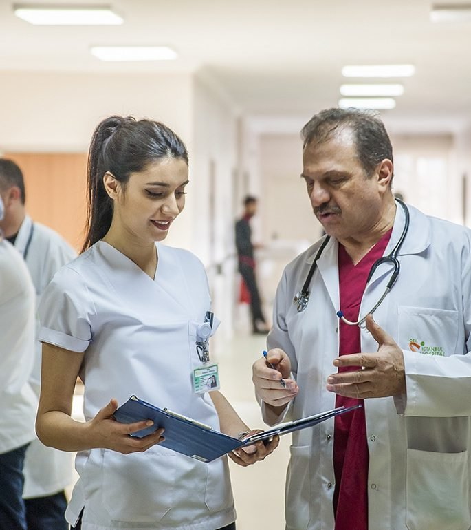 Istanbul Hospital physicians and nurses